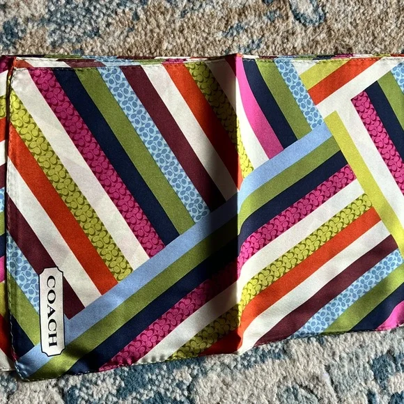 Vintage Coach Multicolor Scarf - Picture 5 of 7